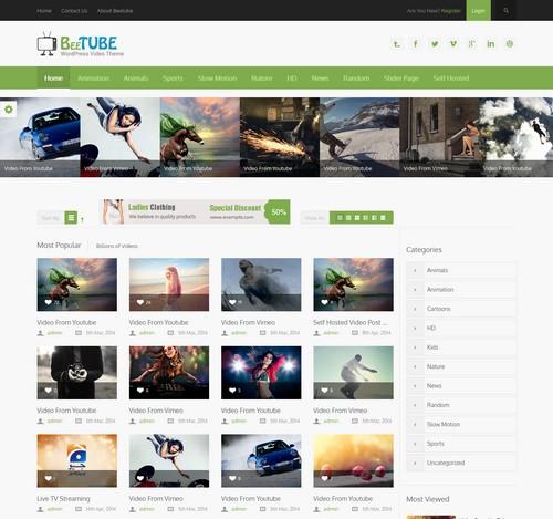 BeeTube-Video-wordpress