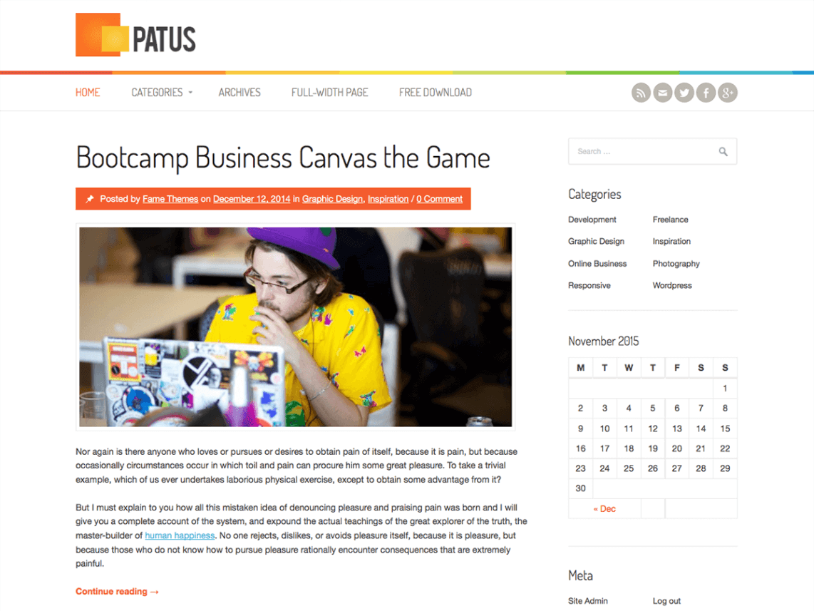 patus-wordpress-theme