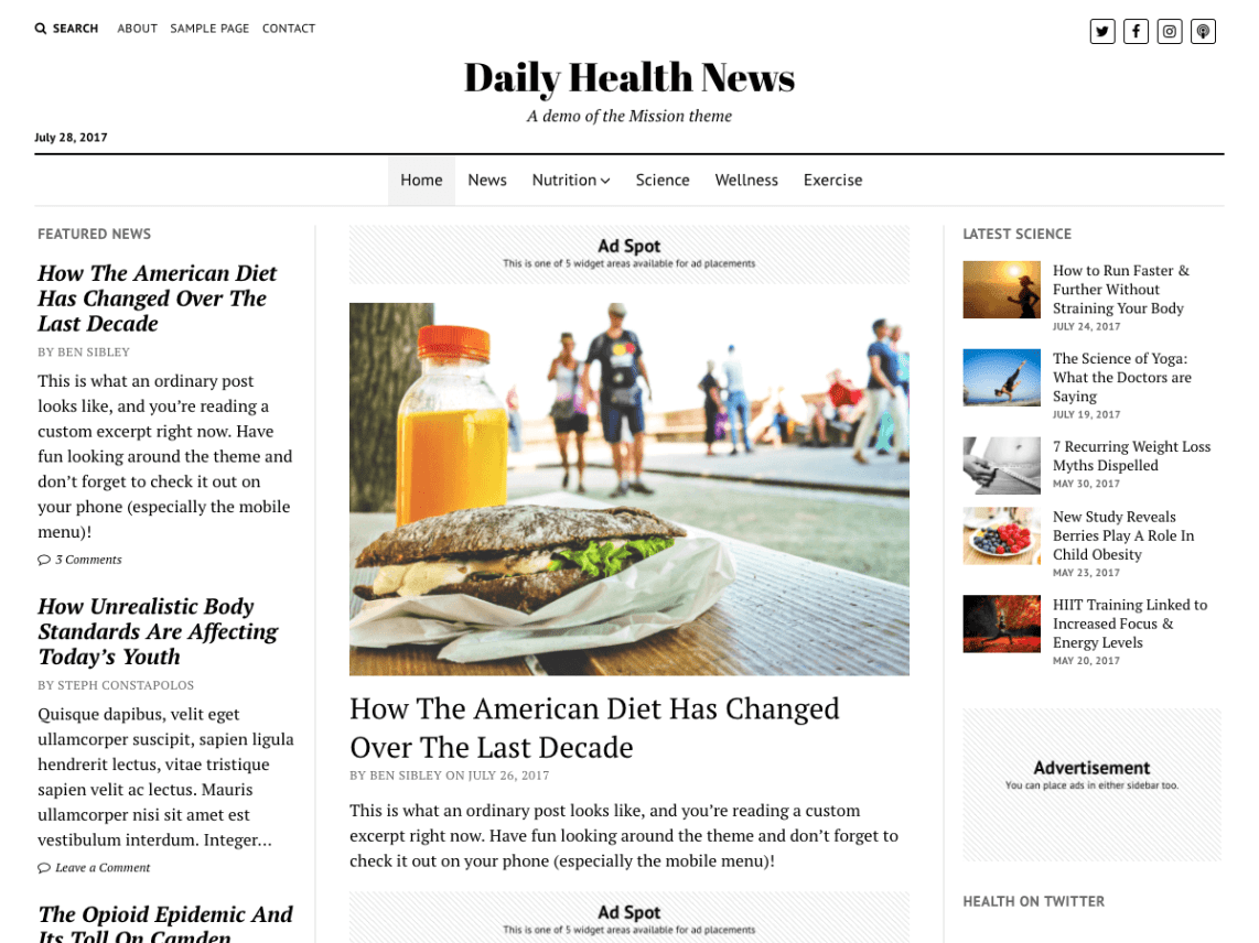 theme-wordpress-gratuit-mission-news