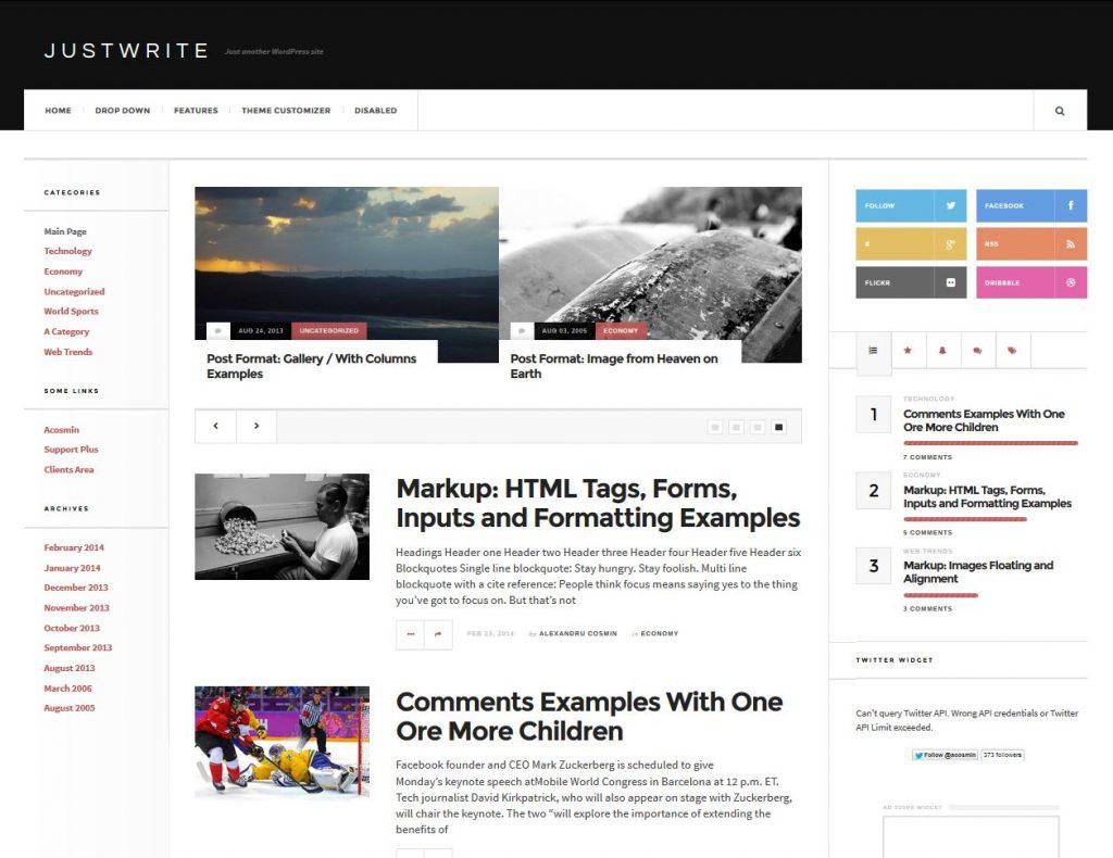wordpress-theme-justwrite-gratuit