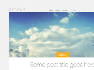 theme-wordpress-serene