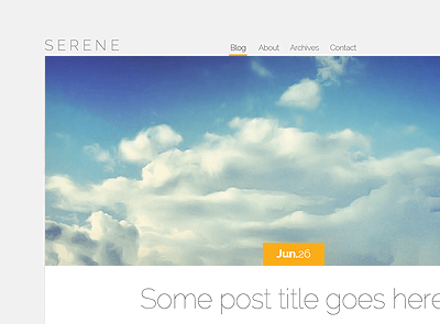 theme-wordpress-serene