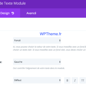 module-texte-design