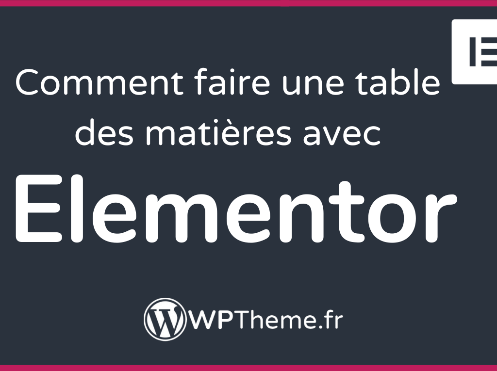 table-matiere-elementor-toc