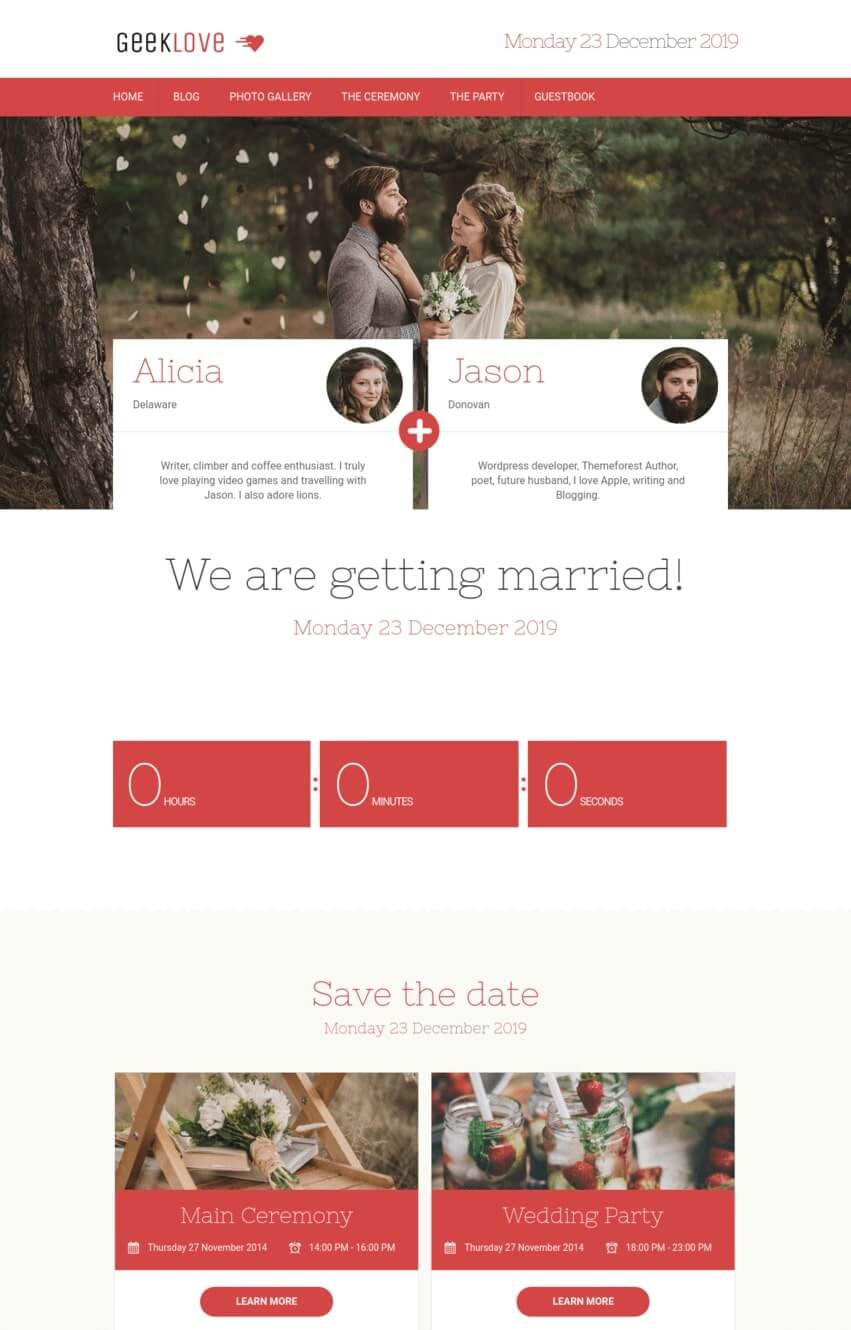 geeklove-theme-wordpress-mariage